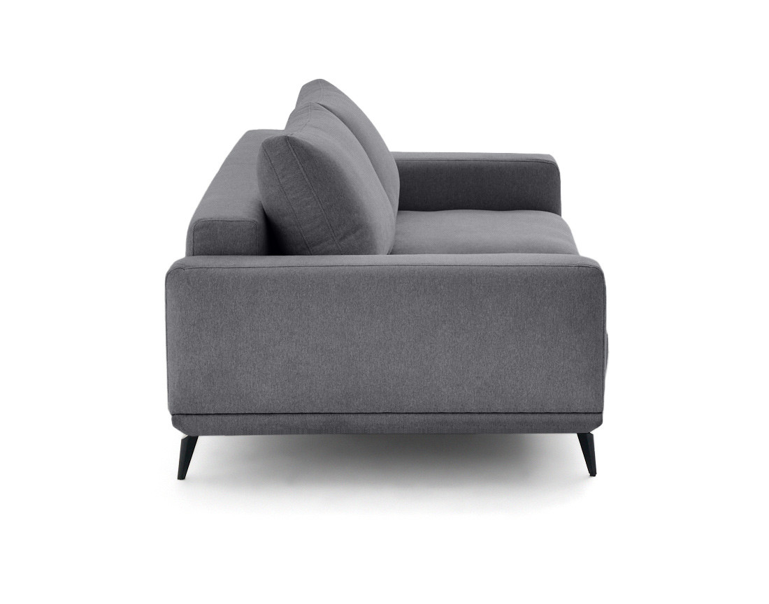 Canapé droit 3 places convertible en tissu Vicence Canapé droit 3 places convertible en tissu Vicence