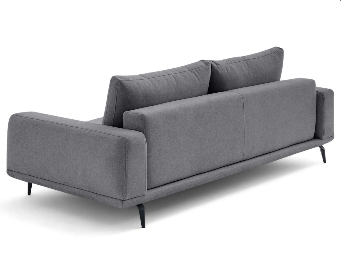 Canapé droit 3 places convertible en tissu Vicence Canapé droit 3 places convertible en tissu Vicence