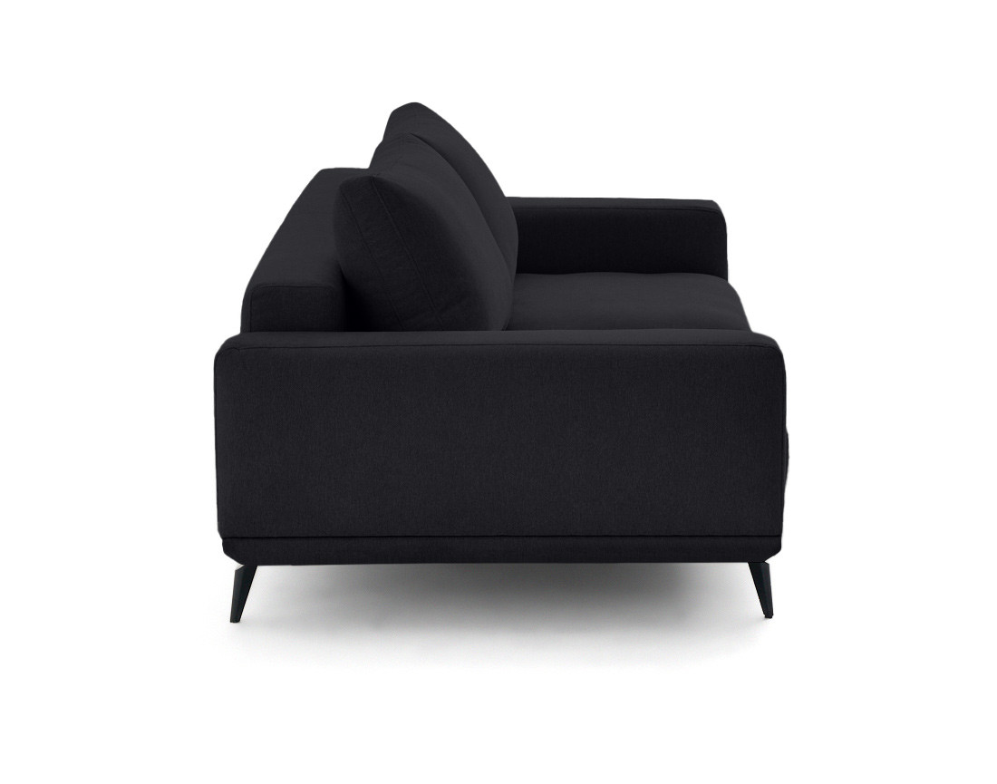 Canapé droit 3 places convertible en tissu Vicence Canapé droit 3 places convertible en tissu Vicence