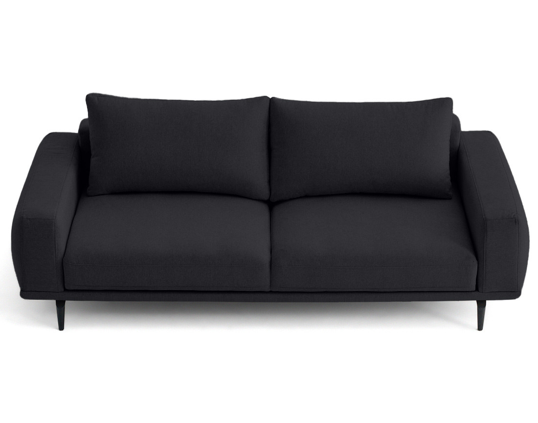 Canapé droit 3 places convertible en tissu Vicence Canapé droit 3 places convertible en tissu Vicence