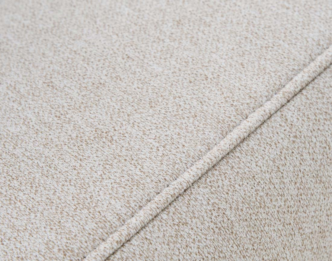 Canapé droit 3 places convertible en tissu Vicence