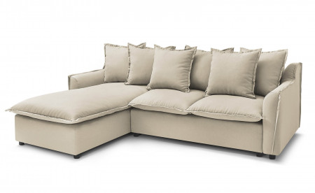BOBOCHIC MONA - Canapé d'angle convertible - avec coffre - 4 places - Gauche BOBOCHIC MONA - Canapé d'angle convertible - avec coffre - 4 places - Gauche