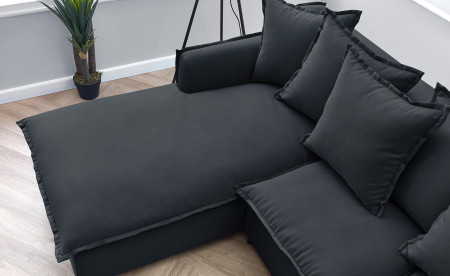 BOBOCHIC MONA - Canapé d'angle convertible - avec coffre - 4 places - Gauche BOBOCHIC MONA - Canapé d'angle convertible - avec coffre - 4 places - Gauche
