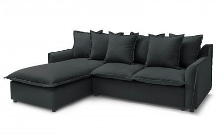 BOBOCHIC MONA - Canapé d'angle convertible - avec coffre - 4 places - Gauche BOBOCHIC MONA - Canapé d'angle convertible - avec coffre - 4 places - Gauche