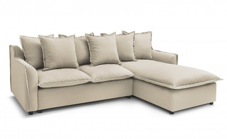 BOBOCHIC MONA - Canapé d'angle convertible - avec coffre - 4 places - Droit BOBOCHIC MONA - Canapé d'angle convertible - avec coffre - 4 places - Droit