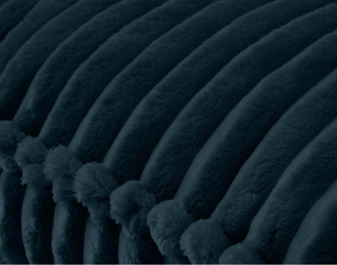 Stella - coussin - en velours côtelé grosses côtes - 32x57 cm Lisa Design