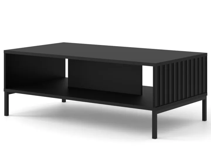 Table basse pieds noirs 90 cm Lara