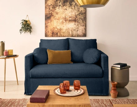 Canapé droit déhoussable 2...