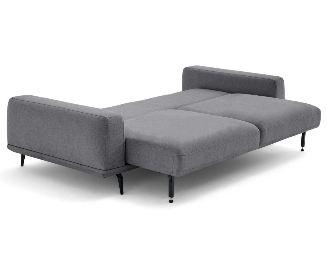 Canapé droit 3 places convertible en tissu Vicence Canapé droit 3 places convertible en tissu Vicence