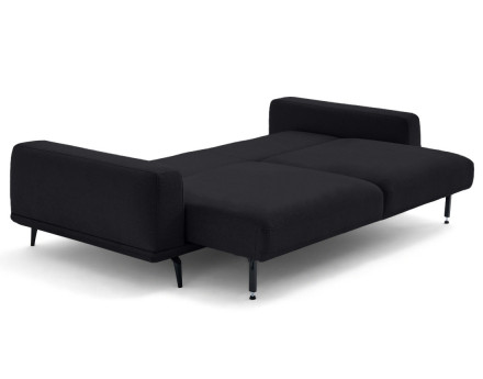 Canapé droit 3 places convertible en tissu Vicence