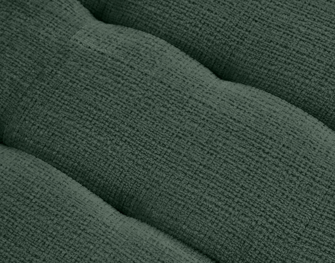 Canapé d'angle droit 5 places convertible en velours texturé Anna