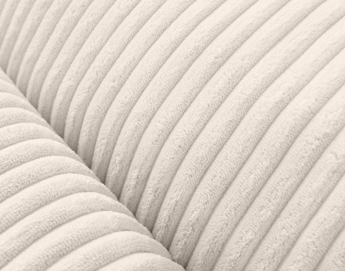 Lit coffre 180x200 en velours côtelé sommier inclus Pivoine