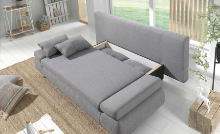 Lars - Canapé 3 places convertible style scandinave Lars - Canapé 3 places convertible style scandinave