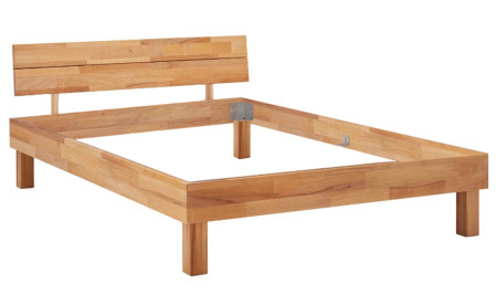 Cadre de lit 140x200 cm chêne massif Bonnie Cadre de lit 140x200 cm chêne massif Bonnie