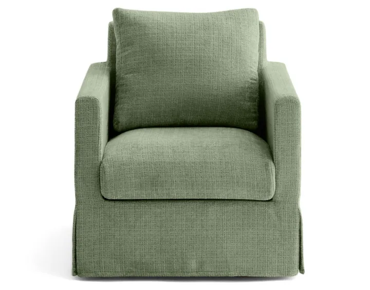 Housse en velours texturé pour fauteuil Serena