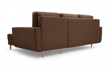 Jan - Canapé d'angle réversible 4 places - convertible avec coffre - Style scandinave Jan - Canapé d'angle réversible 4 places - convertible avec coffre - Style scandinave