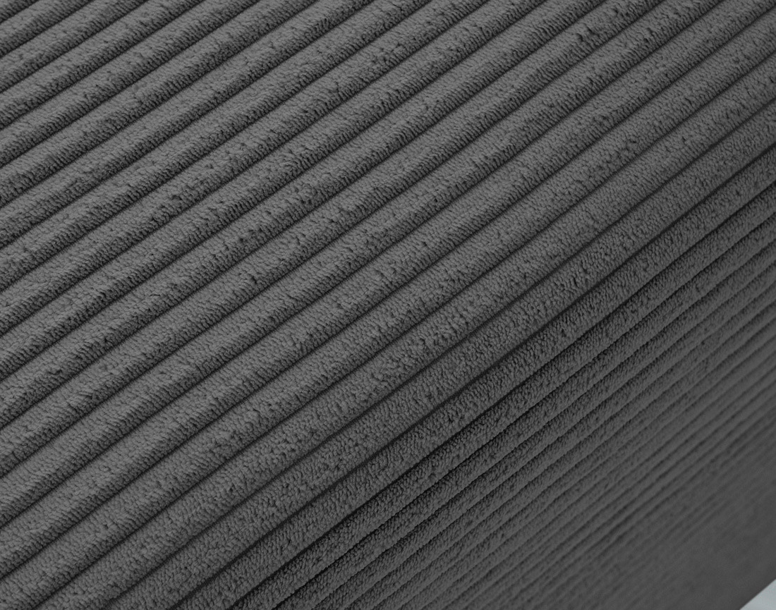 Fauteuil en velours côtelé Garance