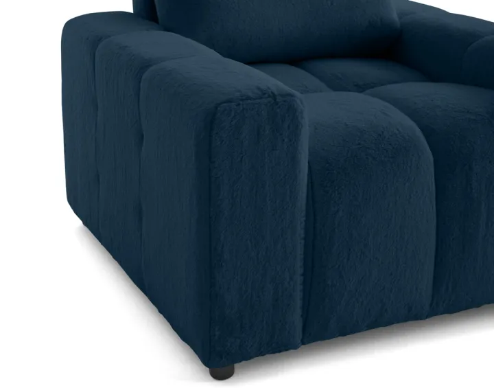 Fauteuil en fausse fourrure Crocus