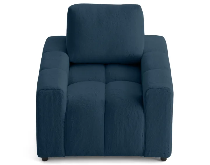 Fauteuil en fausse fourrure Crocus