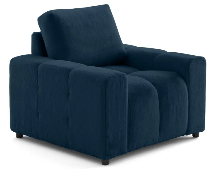 Fauteuil en fausse fourrure Crocus