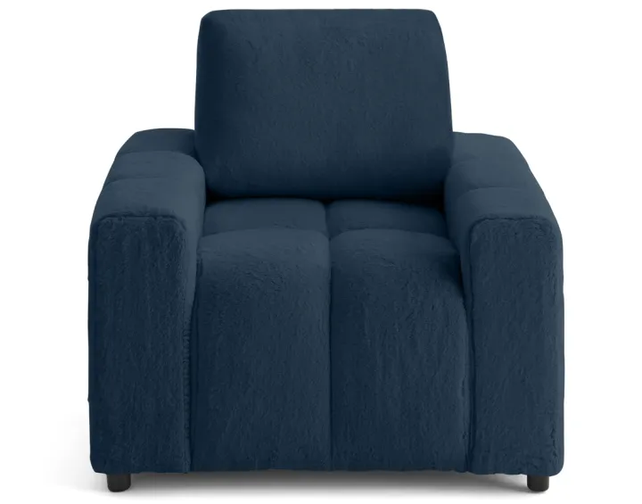 Fauteuil en fausse fourrure Crocus