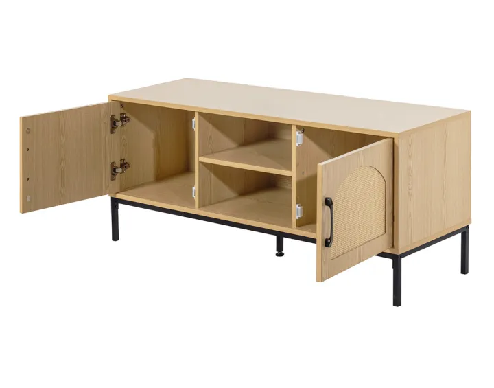 Nagato - meuble tv - bois - 120 cm Bestmobilier