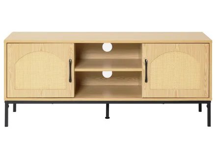 Nagato - meuble tv - bois - 120 cm Bestmobilier