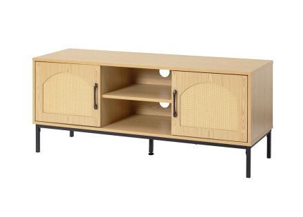 Nagato - meuble tv - bois - 120 cm Bestmobilier