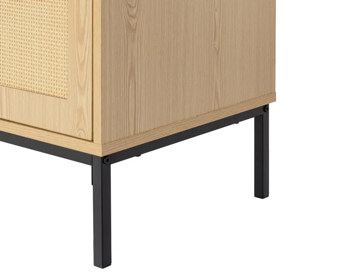 Nagato - meuble tv - bois - 120 cm Bestmobilier