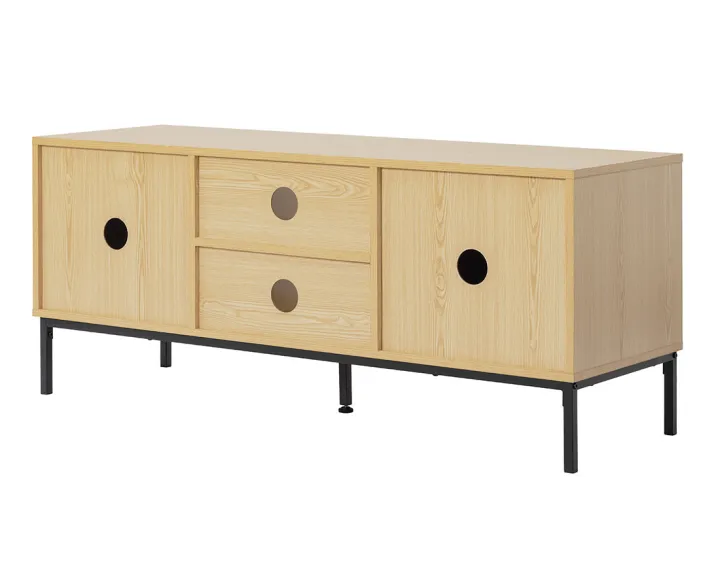 Nagato - meuble tv - bois - 120 cm Bestmobilier