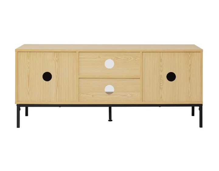 Nagato - meuble tv - bois - 120 cm Bestmobilier