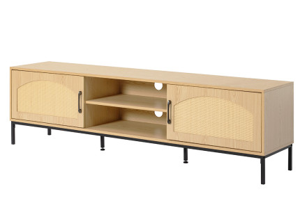 Meuble TV bois 180 cm Nagato