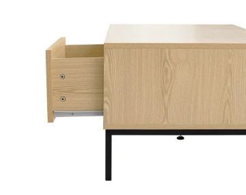 Table basse bois 1 tiroir et 1 niche  110 cm Nagato