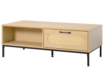 Table basse bois 1 tiroir et 1 niche  110 cm Nagato