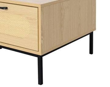 Table basse bois 1 tiroir et 1 niche  110 cm Nagato