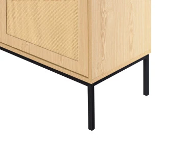 Buffet bas bois 2 portes 100 cm Nagato