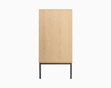 Buffet bas bois 2 portes 100 cm Nagato