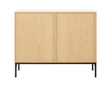 Buffet bas bois 2 portes 100 cm Nagato