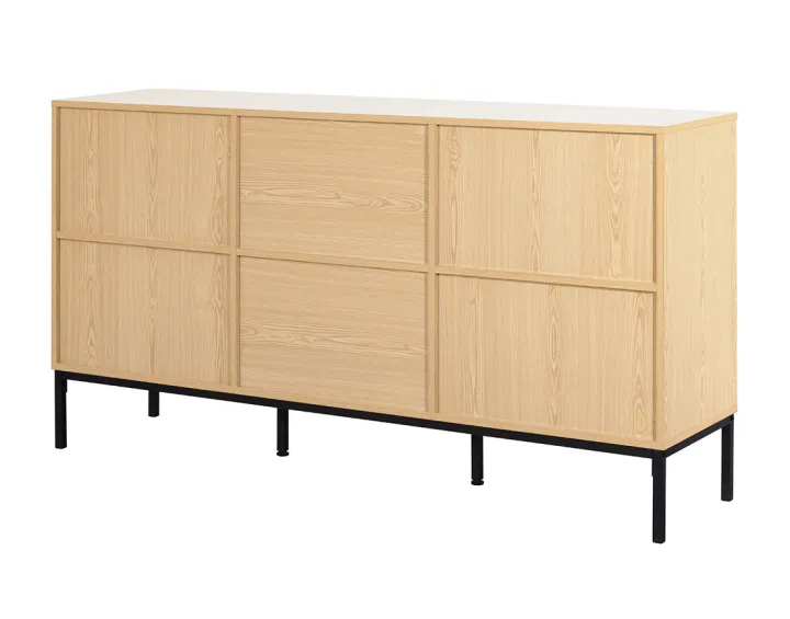 Nagato - buffet bas - bois - 150 cm Bestmobilier