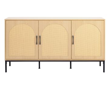 Nagato - buffet bas - bois - 150 cm Bestmobilier