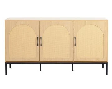 Nagato - buffet bas - bois - 150 cm Bestmobilier