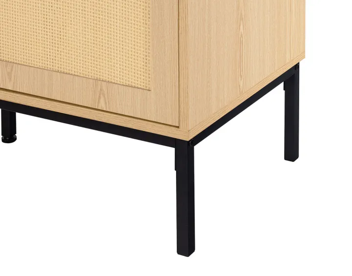 Nagato - buffet bas - bois - 150 cm Bestmobilier