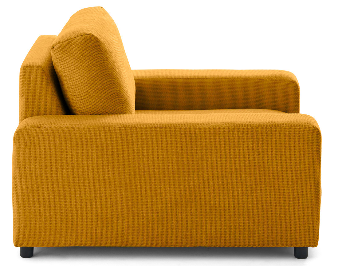 Fauteuil en velours texturé Pivoine