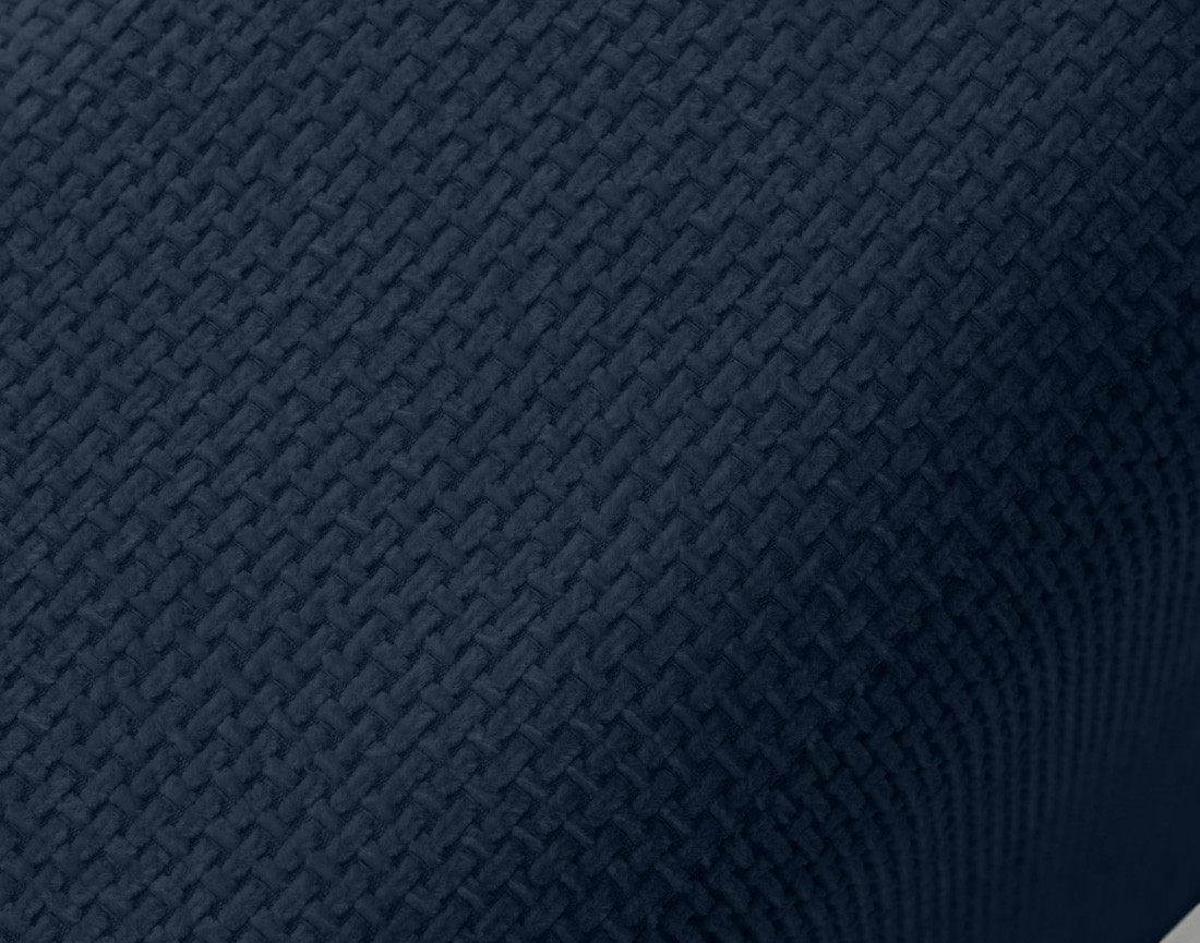 Fauteuil en velours texturé Pivoine