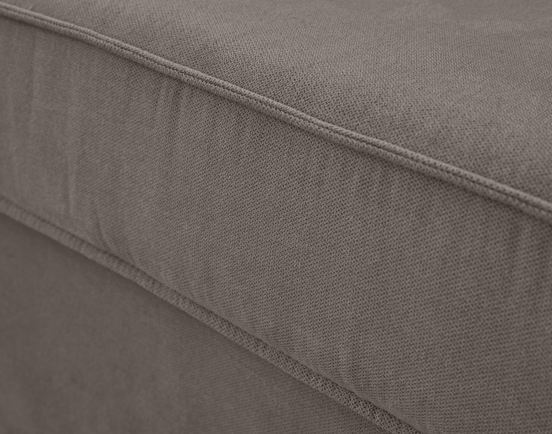 Canapé déhoussable d'angle gauche 5 places en tissu Jake