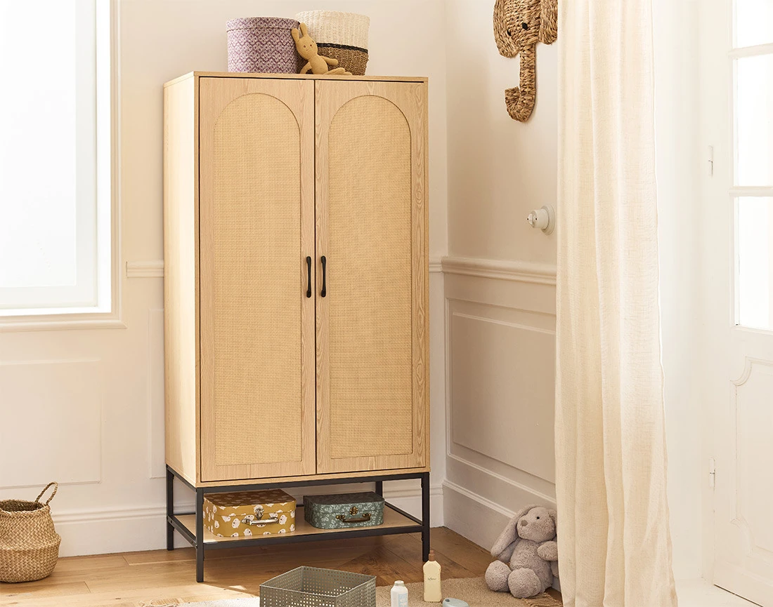 Armoire effet bois 80 cm...