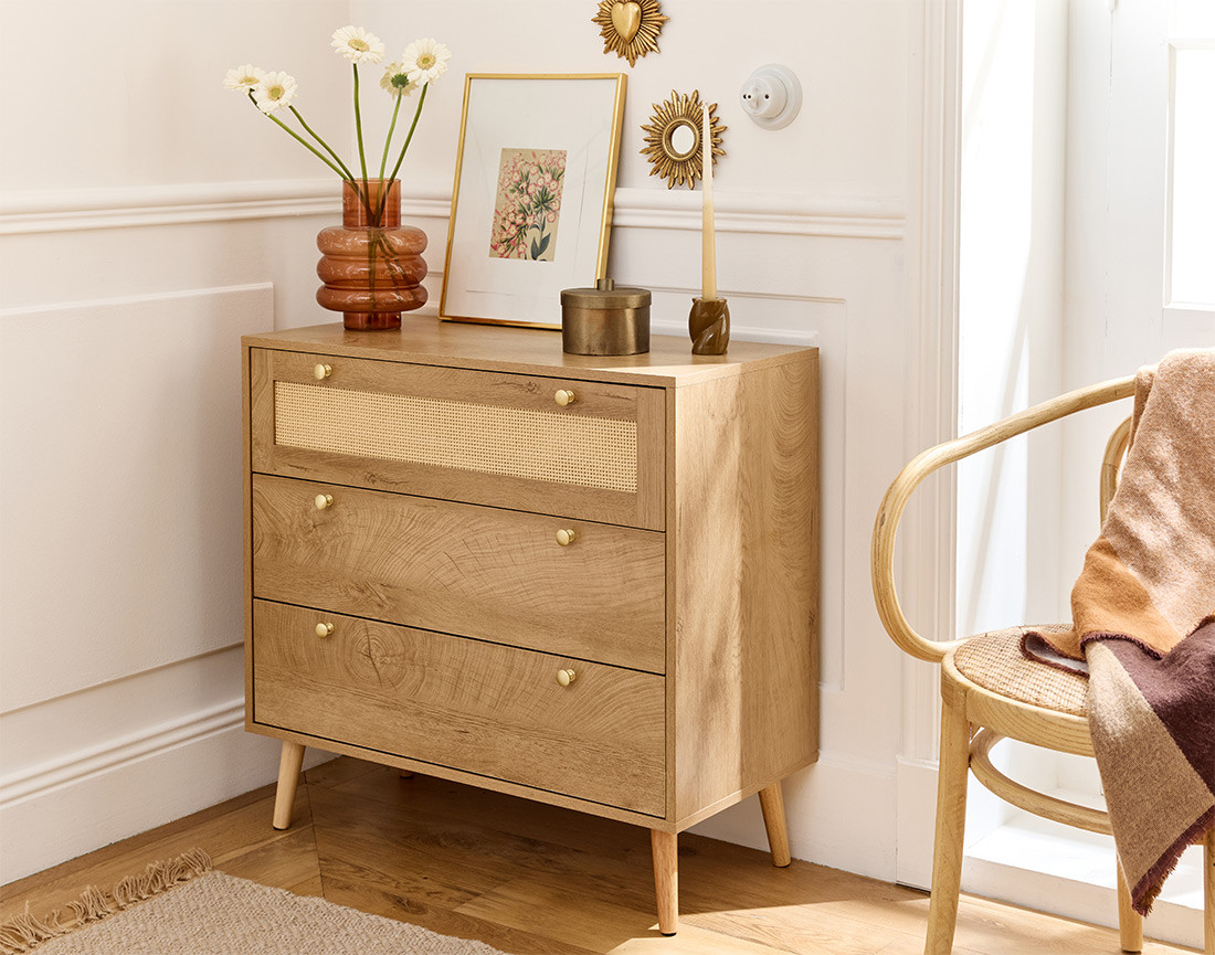 Commode bois 80 cm Goto