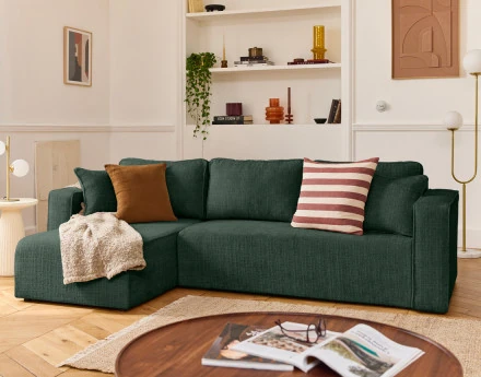 Canapé d'angle déhoussable...