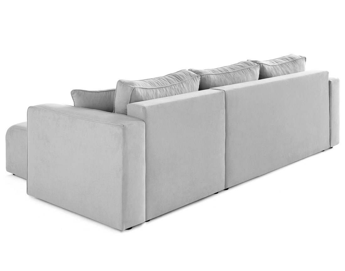 Canapé d'angle déhoussable réversible 4 places en tissu Topaze Canapé d'angle déhoussable réversible 4 places en tissu Topaze