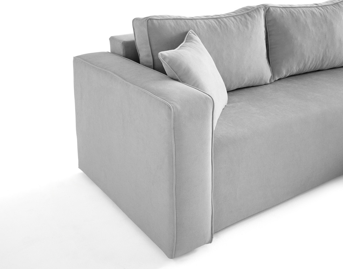 Canapé d'angle déhoussable réversible 4 places en tissu Topaze Canapé d'angle déhoussable réversible 4 places en tissu Topaze